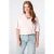 MS Mode Plus Size top – lichtroze