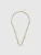Luxenter Ketting van 925 sterling zilver en veelkleurig kristal met 18-karaats geelgoud afwerking – Guth