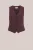 WE Fashion – Dames getailleerd gilet – Aubergine –