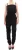 La Maison du Couturier Vrouwenjumpsuit in zwart leer
