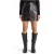 Scotch & Soda Faux Leather Mini Skirt Wine