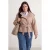 TRENDYOLMİLLA Dames Beige Effen Lang Oversized Grote maten Jassen