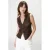 Grace & Mila vest gebreid bruin