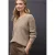 Street One Dames Zachte trui met V-hals in Beige