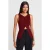 Mouwloze Geribbelde Knop Cardigan