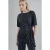 Losse Pasvorm Crew Neck Modal Blouse met Strikdetail