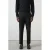 Mango Man slim fit cropped broek – zwart