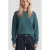 FLURESK katoenen sweater met kraaltjes – petrol