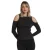 T-shirt met lange mouwen en blote schouders voor dames Admas