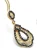 Orphelia Dames 925 Sterling Zilveren Hangertje met Ketting – Goud PEN-1901-B