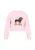 MYMO Sweatshirt  bruin / rosé / zwart