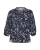 KAFFE CURVE Blouse  navy / riet / zwart / wit