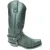 Sendra Boots 3091 Seta Zwart Dames Heren Biker Western Cowboy Laarzen Handgemaakt Vierkante Neus Leren Zool Schuine Hak Treklussen Echt Leer