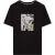 Ted Baker Justino Box Print Zwart Grafisch T-shirt