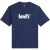 Levis Heren-T-shirt van katoen met ruime pasvorm en korte mouwen (Donkerblauw)