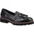 Hush Puppies Ginny Dames Zwarte Leren Instappers