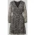 Only Getailleerde blousejurk met all-over motief model ‘CERA’