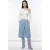 Capribroek met hoge taille en stippen