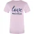 Love Moschino Logo In Cursief Roze T-shirt