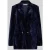 Christian Berg Cocktail Relaxed fit blazer van fluweel met reverskraag