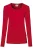 HAKRO Regular Fit Dames T-shirt rood, Effen