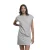 Dames t-shirt jurk Mister Tee Heart Emb