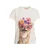 Orange Stars T-shirt ecru