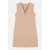 TRENDYOLMİLLA Dames Beige Effen Kort / Mini Mouwloos Casual A-lijn Jurken