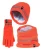 Heat Holders – Heren Hi Vis Hoed, Nekwarmers & Handschoenen Set – Oranje