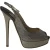 Jimmy Choo Vita Glitter Hakken in Champagne Leer
