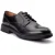 Base London Locke Leren Heren Zwarte Veterschoenen