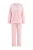 TRENDYOLMİLLA Dames 2-pack Roze Effen Driekwart mouw Loungewear Regular fit Pyjama- Sets