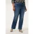 Miss Etam Plus straight leg jeans medium blue denim