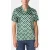 Reiss Printed Cuban Collar Shirt Green