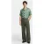 Reiss Printed Cuban Collar Casual Shirt Green