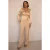 Freebird Bar Blouse Gold Camel