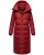 NAVAHOO Wintermantel  bloedrood