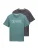 TOM TAILOR Shirt  lichtblauw / antraciet / smaragd / wit