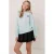 Frankie&Liberty hoodie met backprint blauw