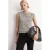 Mango tweed top zwart