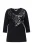 Angel of Style Shirt  zwart / zilver