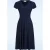 Topvintage exclusive ~ Sarah Slinky swing jurk in navy