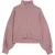 Ted Bake Aurora Cupro Zip Through Funnel Neck Dusty Pink Jumper