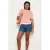 LOLALIZA gestreepte top roze