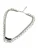 SOHI Ketting ‘Krithika’  zwart / zilver