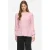 VILA gebreide trui met peplum – roze