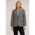 Motivi Yarn-dyed Structured Blazer Grey