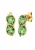 ELLI Oorbellen  goud / groen