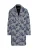 Desigual Tussenmantel  navy / lichtgrijs / zwart