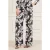 GUESS Marciano By  Sunburst Wideleg Pan Sunburst Black Print